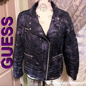 MINT Guess Packable Long-Sleeve Moto Jacket